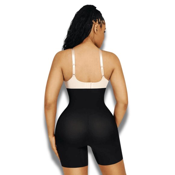 High-Waisted Black Shapewear Shorts - Picture 4 of 10